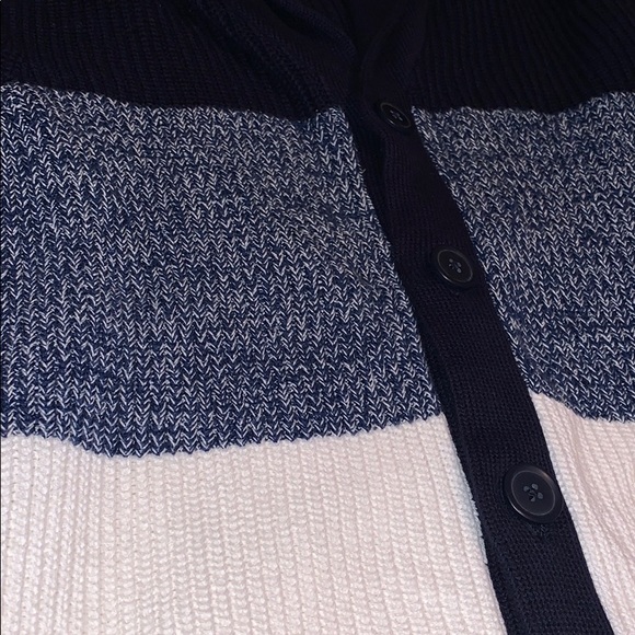 Men’s multi-colored cardigan - Picture 3 of 5